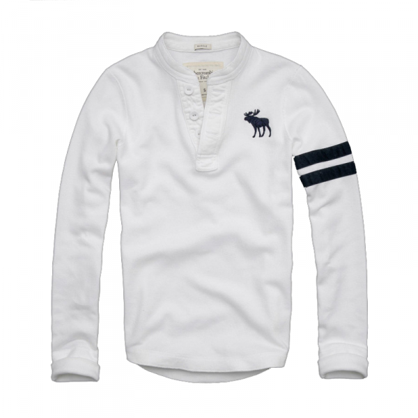 Casaco Abercrombie & Fitch Branco e Preto
