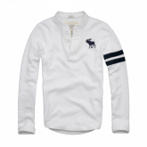 Casaco Abercrombie & Fitch Branco e Preto