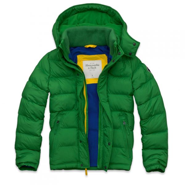 Casaco Hollister Chuva Capuz Verde Escuro