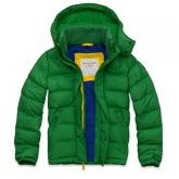 Casaco Hollister Chuva Capuz Verde Escuro