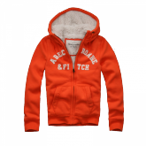 Casaco Abercrombie & Fitch com capuz Laranja